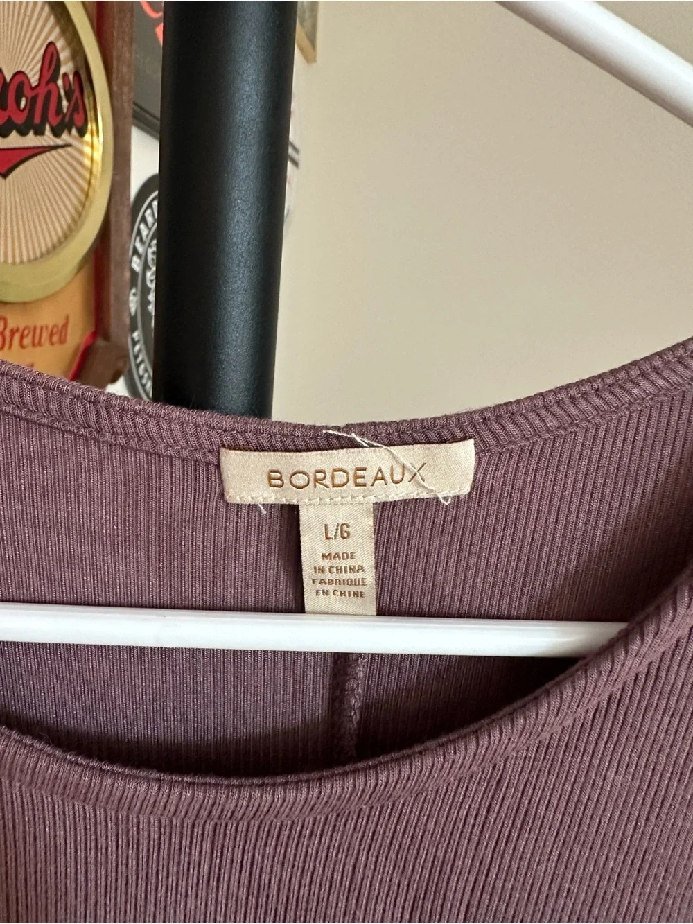 Anthropologie Bordeaux Long-Sleeve Maxi Dress